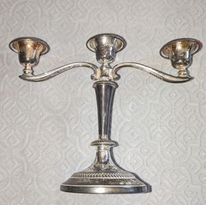 Metal 3 Stick Candelabra